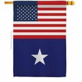 Guarderia 28 x 40 in. USA Bonnie Blue American Historic Vertical House Flag with Double-Sided Banner Garden GU3904706